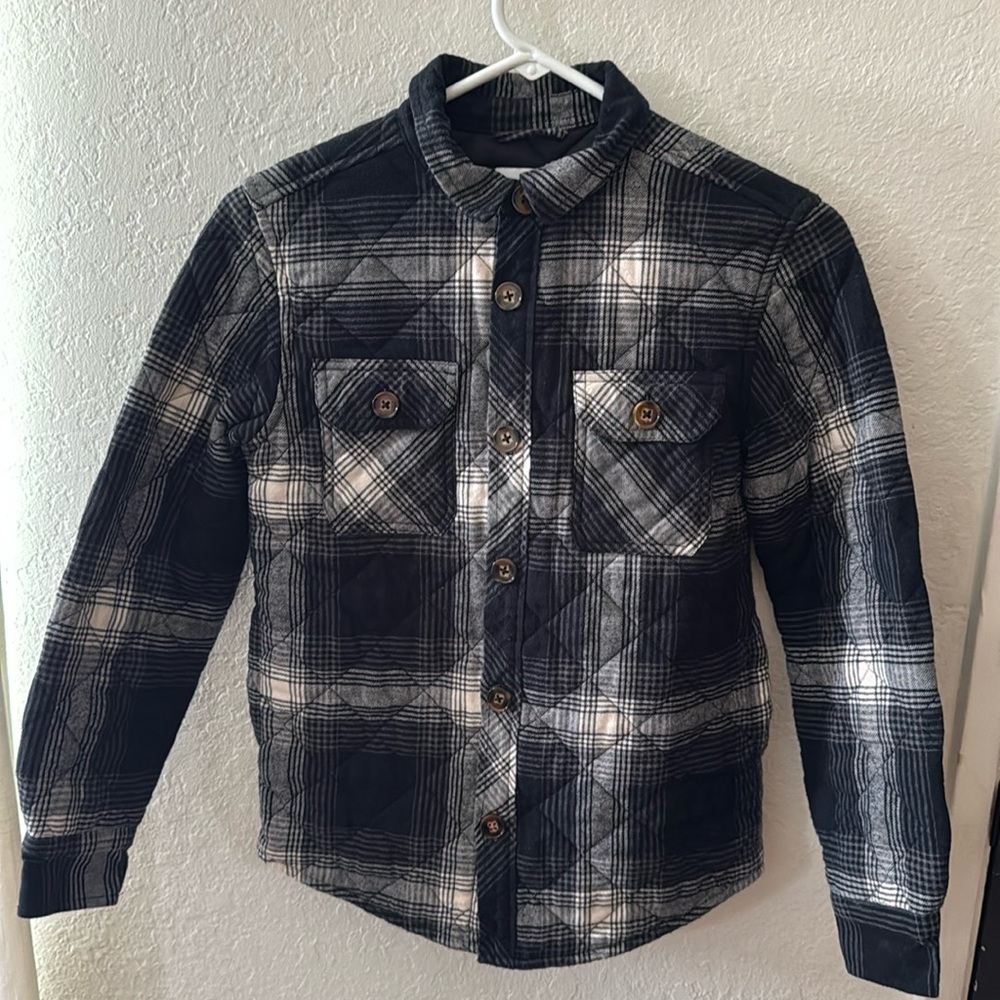 Sonoma Quilted Lined Plaid Shirt Jacket